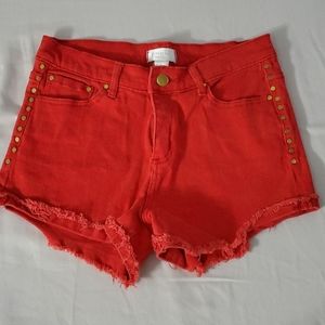 Red Cheeky shorts